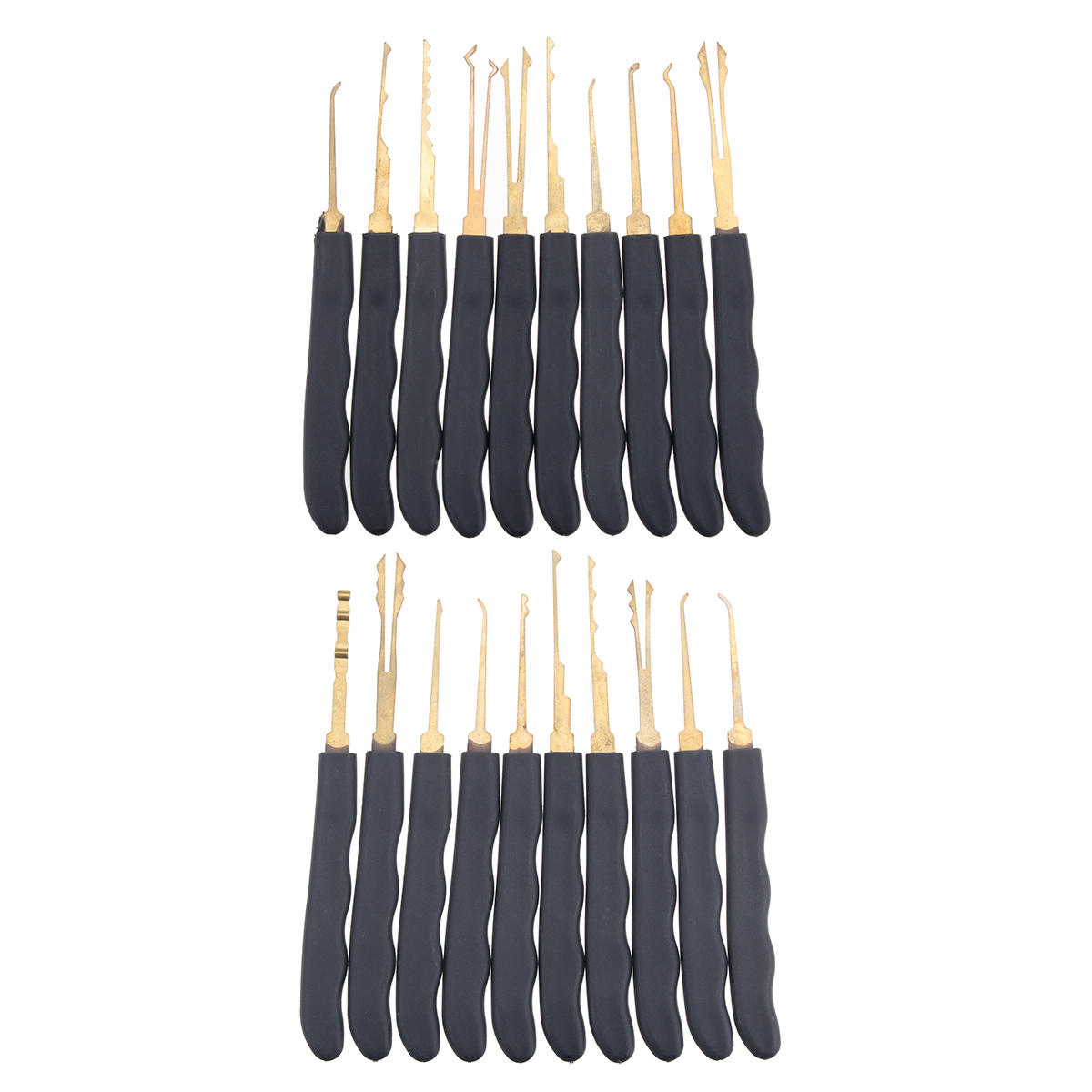 24-delige lock picks training tool transparante oefenhangslot set slotenmaker tool