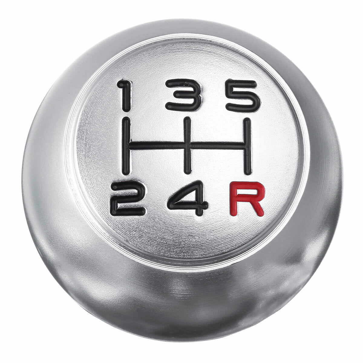 5 speed pookknop shifter mat chroom voor peugeot 106206306207307407