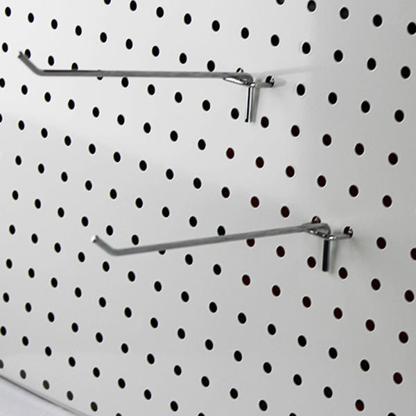 10 stuks rvs muurschermhaken voor coat shop slatwall panel 10 × 150mm