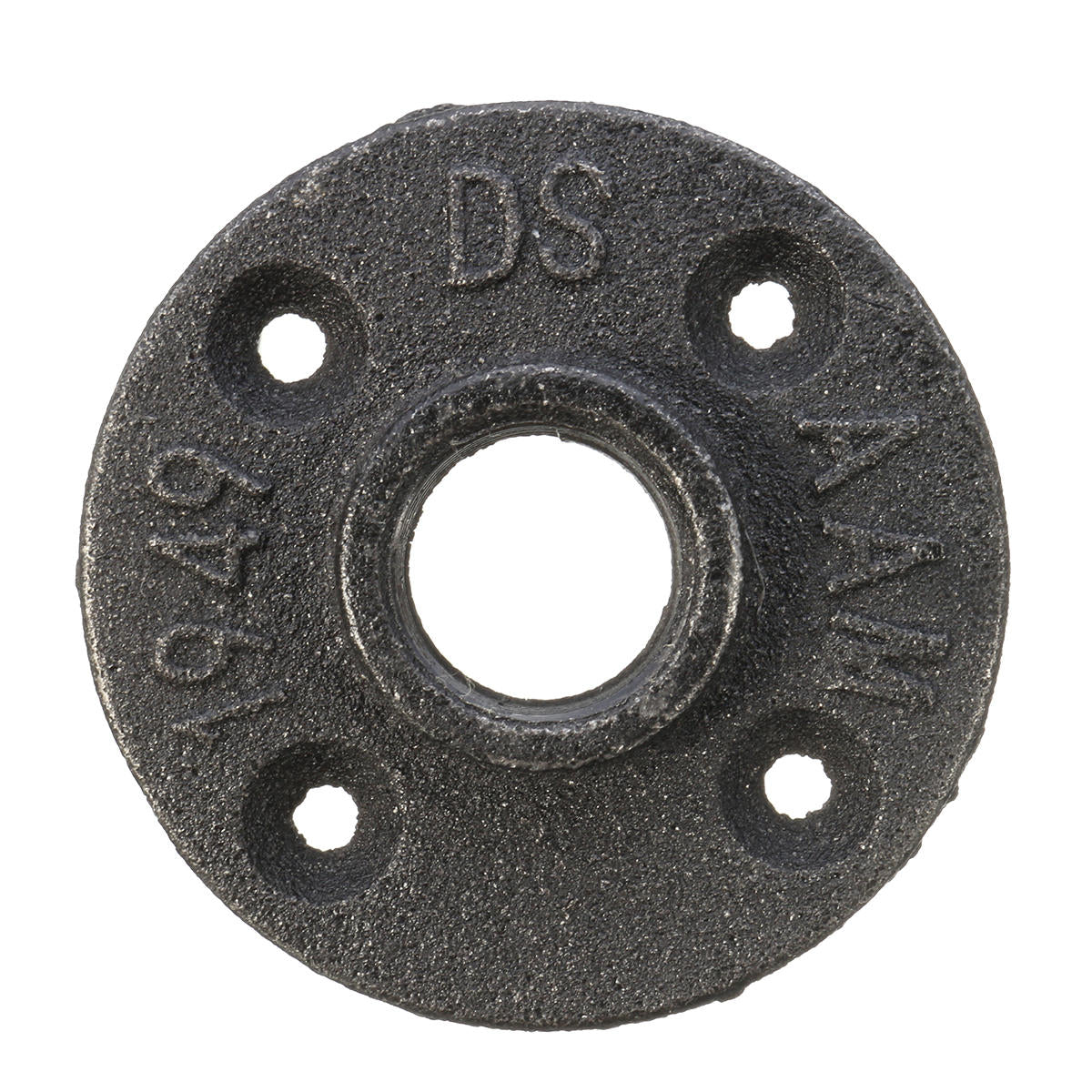 dn 15/20/25 zwarte flens ijzeren pijp vloer fitting sanitair schroefdraad vier gaten flens
