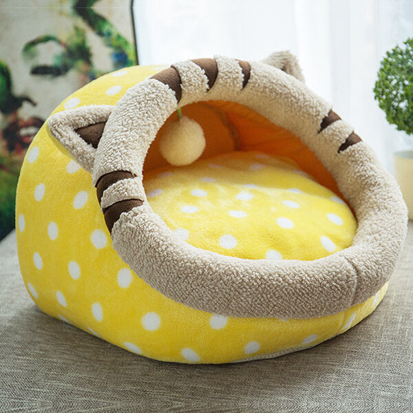 leuk dierlijk ontwerp comfortabel binnenhuisbed hond kattennesten pad soft fleecebed