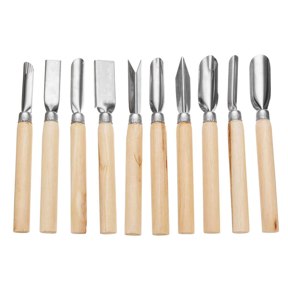 80 stuks draagbare snijgereedschap groentevoedsel fruit houten doos carving cutter set: