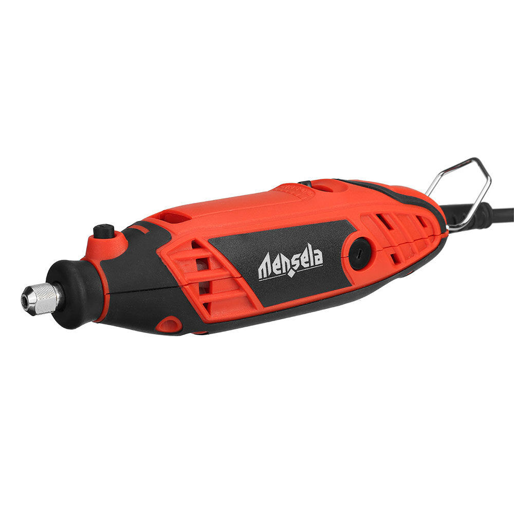 mensela rt-w1 130w roterende gereedschapsset elektrische boor mini-slijpmachine variabele snelheid met 200-delige accessoires flexibele as en draagtas voor slijpen snijden houtsnijwerk schuren en graveren