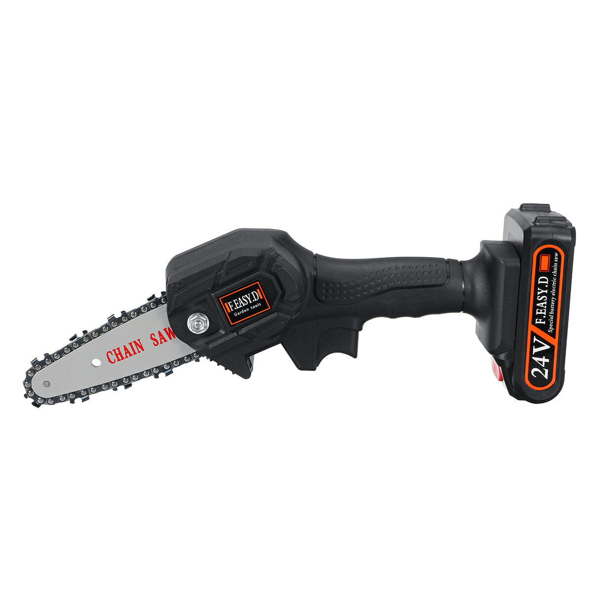 24v 550w oplaadbare mini elektrische kettingzaag handheld houtsnoeizaag