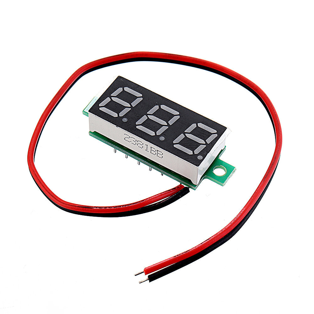 0.28 inch two-wire 2.5-30v three-wire 0-100/500v digital display dc voltmeter adjustable voltage meter