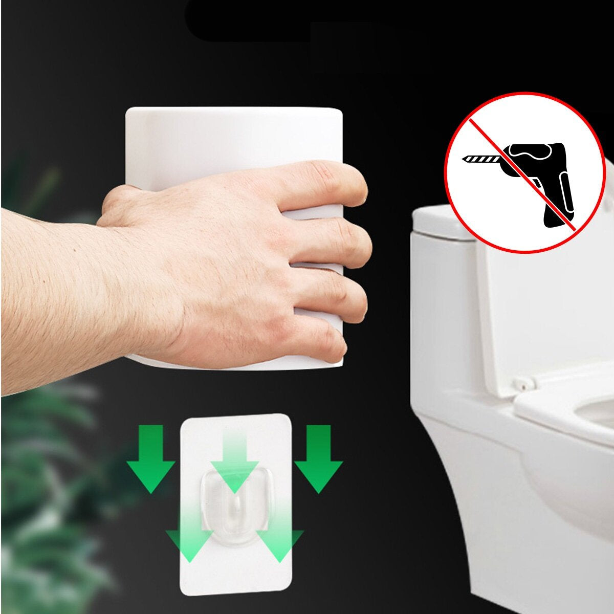 toiletborstelbeugel wandmontage badkamer schoonmaakborstel kit houder reinigingsset