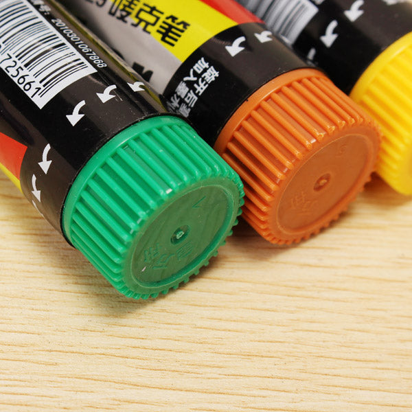 1 stuks genvana 6mm pop marker pen oblique square point herhaalde vulling