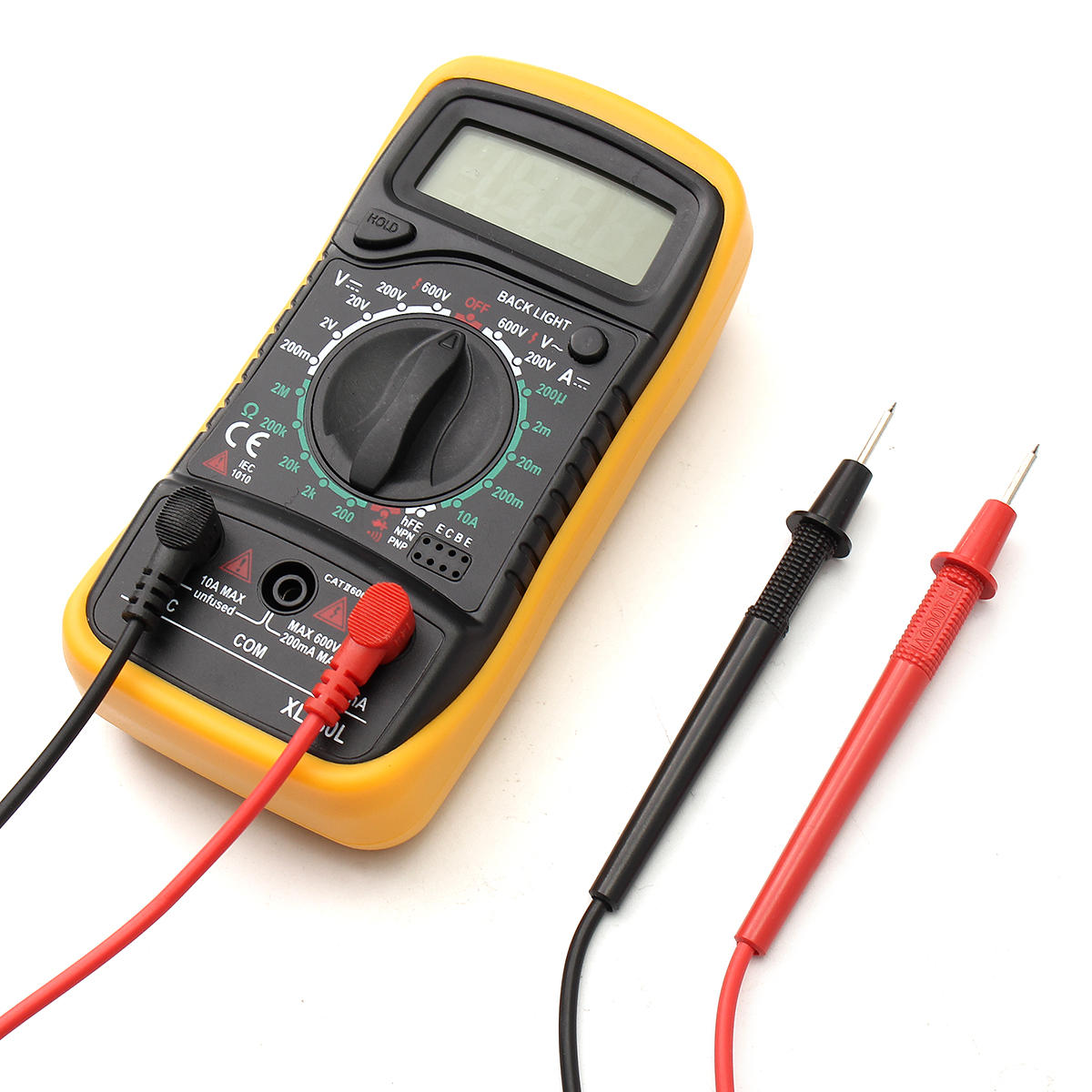 digitale multimeter ac dc stroomspanningsweerstandsmeter voltmeter ampèremeter met blauwe achtergrondverlichting lcd