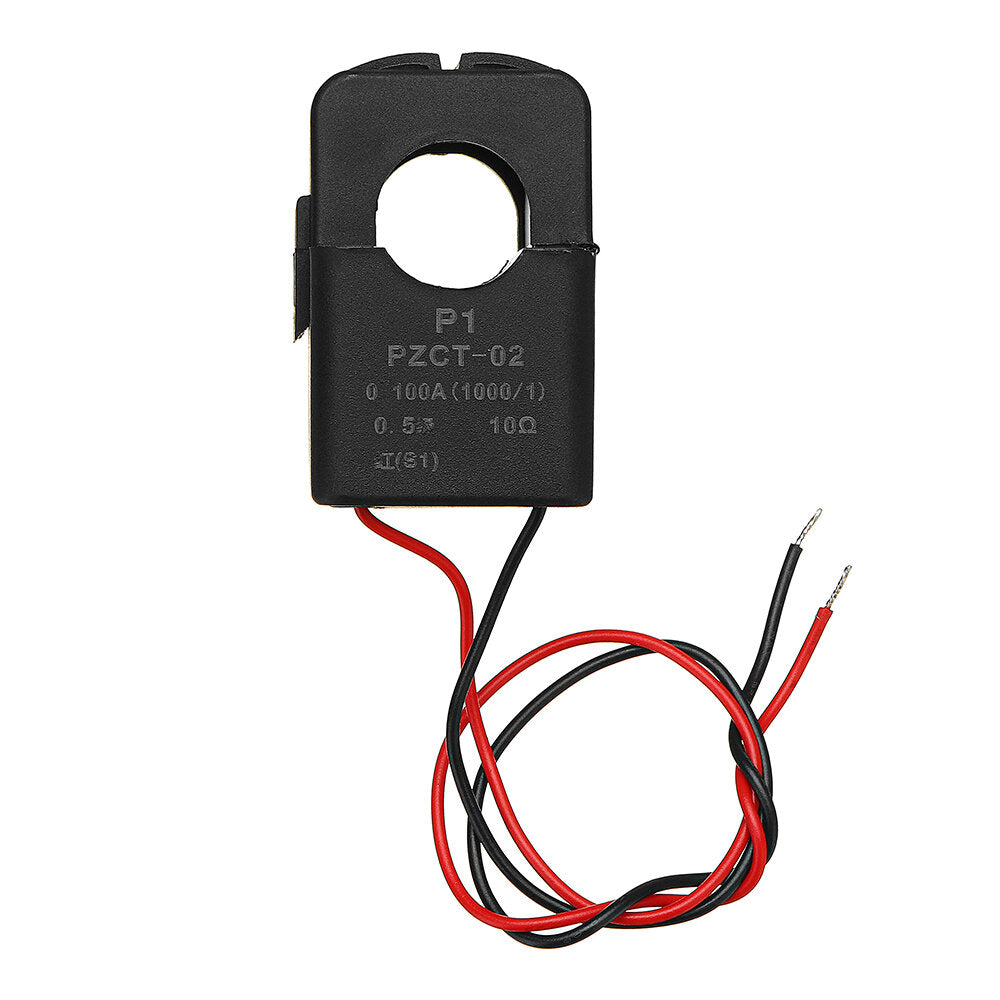 pzem-022 open en sluit ct 100a ac digitale display power monitor meter voltmeter ampèremeter frequentie