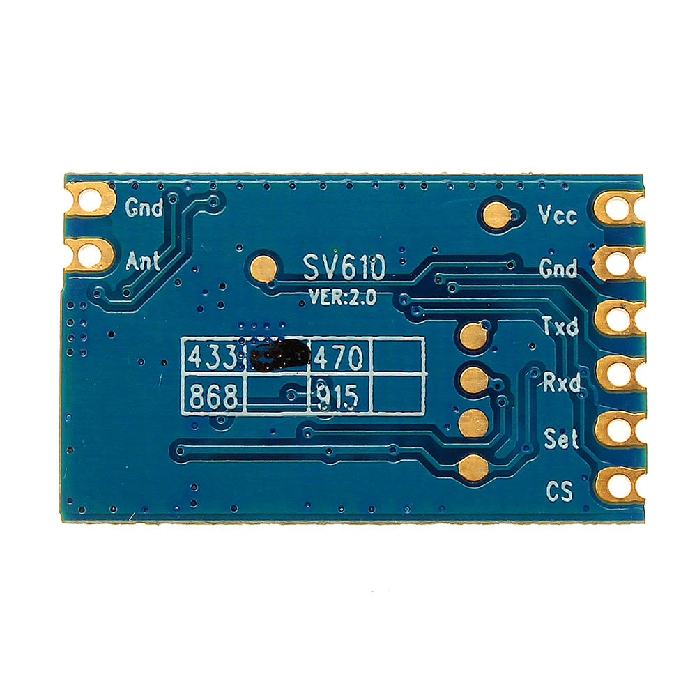 433-mhz sv610 100 mw ttl-interface 1400 m draadloze afstandsbedieningsmodule