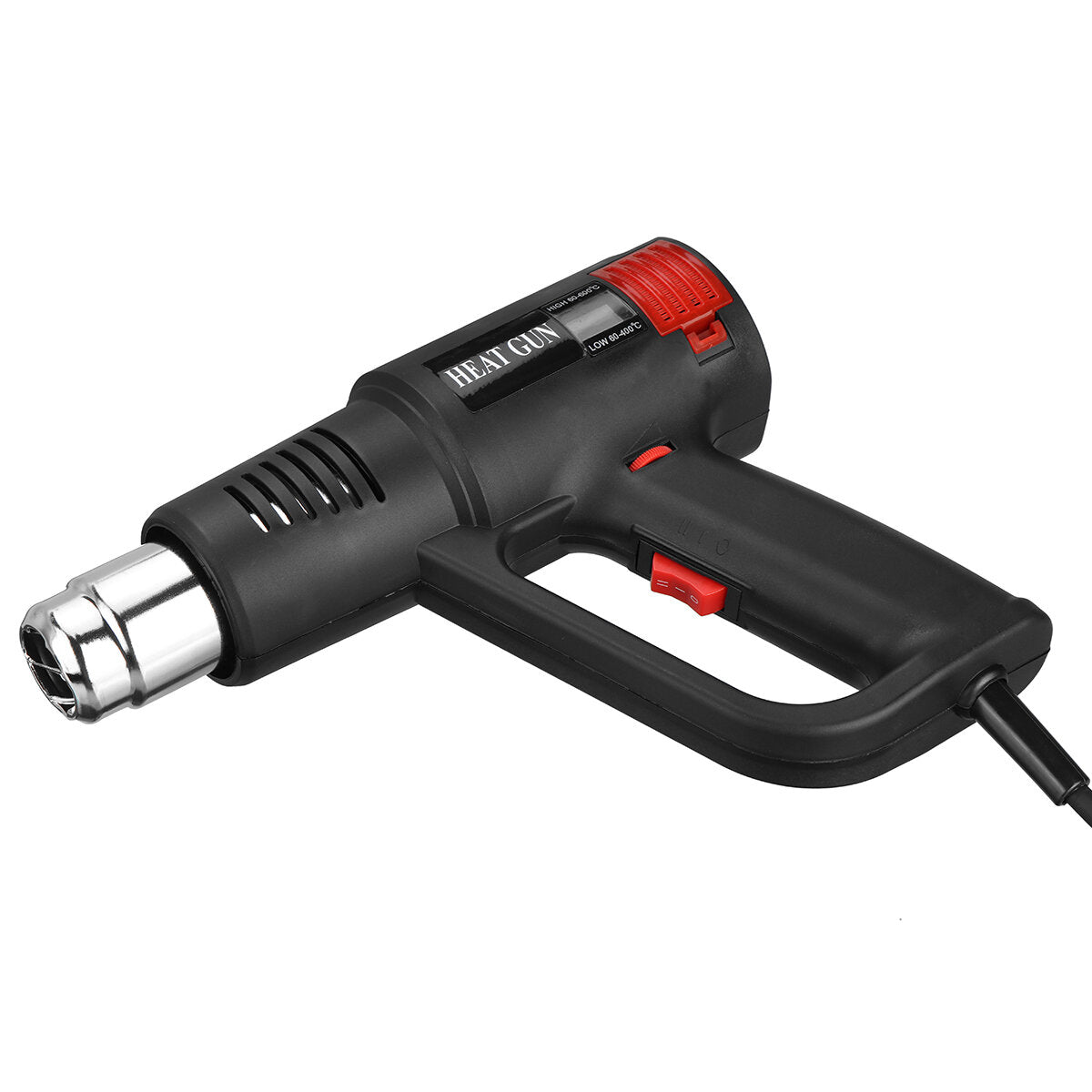 2000w 60-600℃ beroep digitale elektrische heteluchtpistolen 2 speed warmte variabele hot air power tool föhn voor solderen
