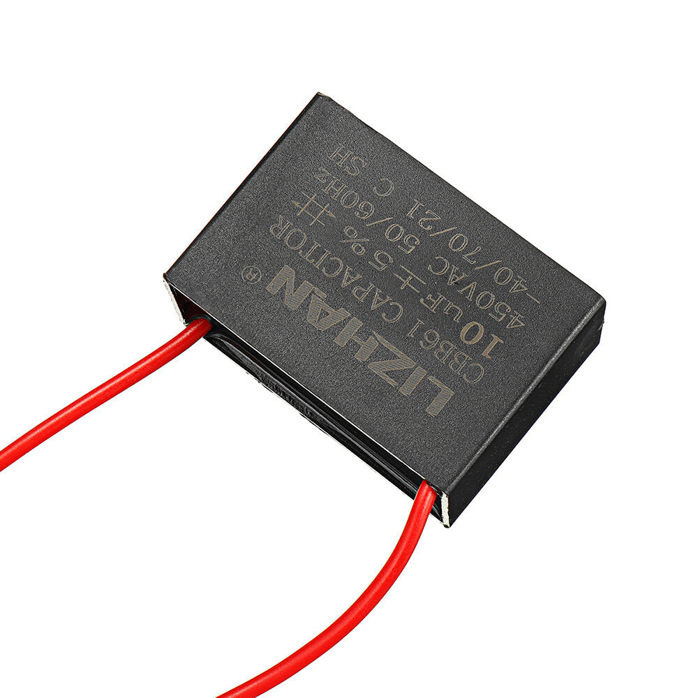 10 stuks cbb61 450 v 10 uf startcapaciteit ac ventilator condensator cbb motor run condensator 450 v 10 μf
