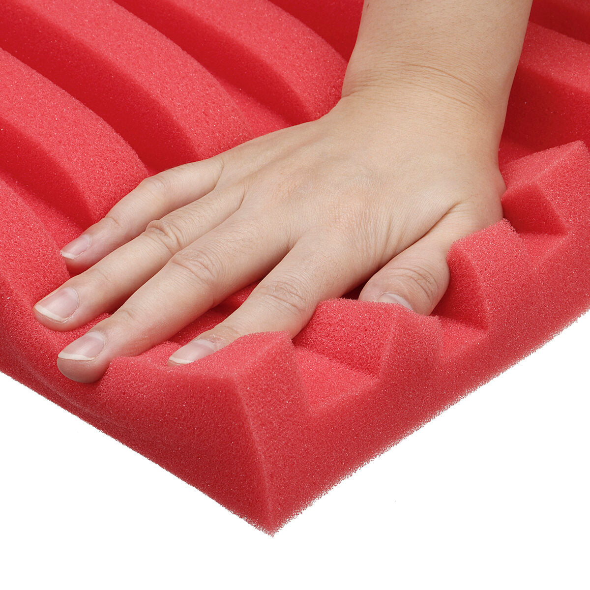 6 stuks akoestische wandpanelen tegels studio geluiddempende isolatie schuimrubberen pads