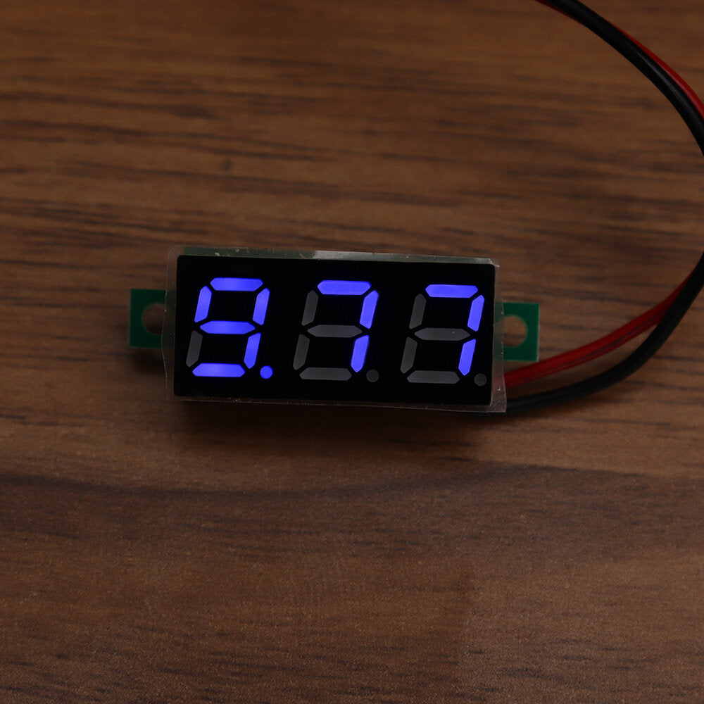 0.28 inch two-wire 2.5-30v three-wire 0-100/500v digital display dc voltmeter adjustable voltage meter