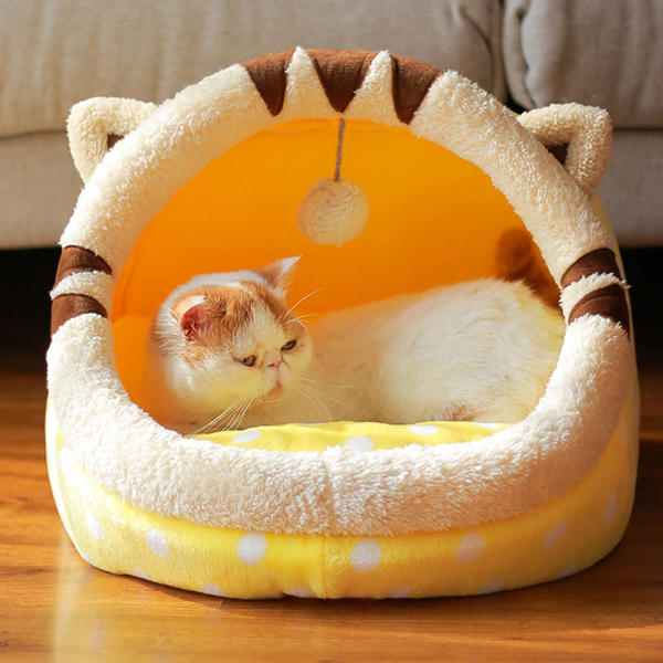 leuk dierlijk ontwerp comfortabel binnenhuisbed hond kattennesten pad soft fleecebed