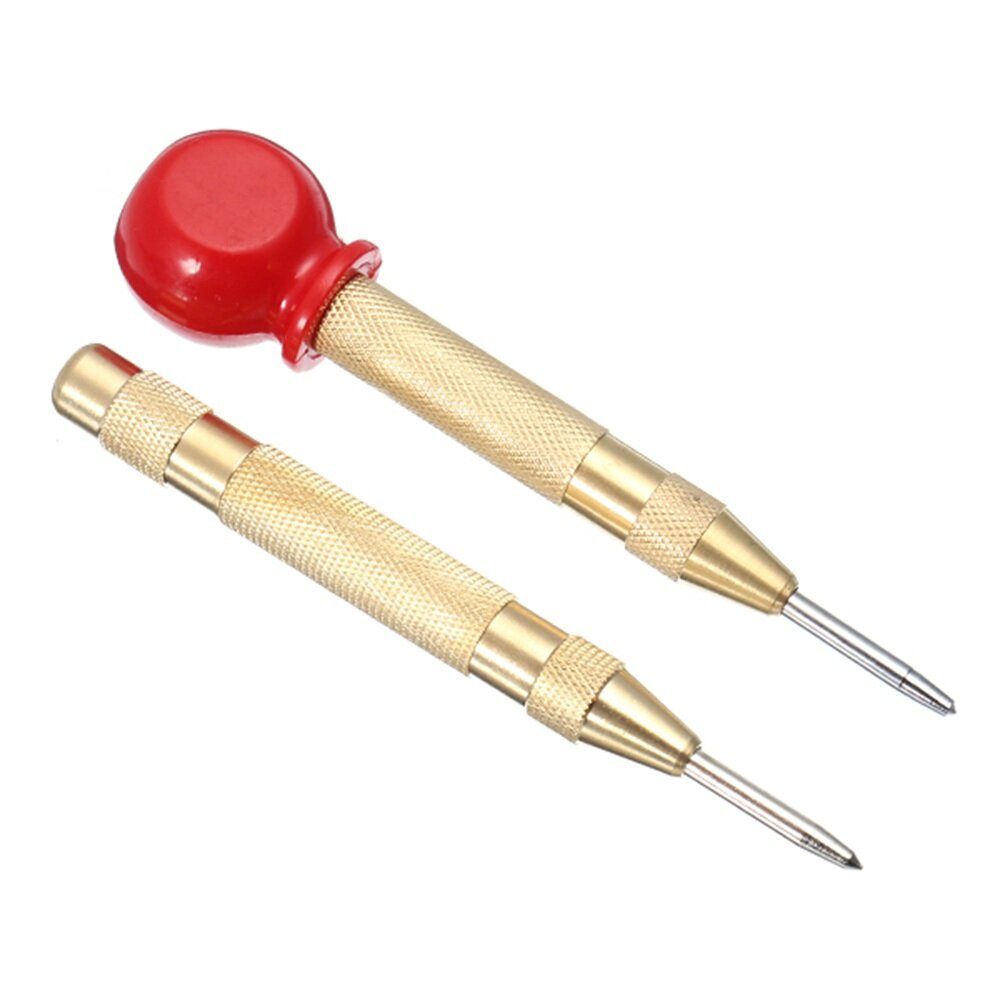 6mm automatic center pin punch spring loaded marking starting holes tool