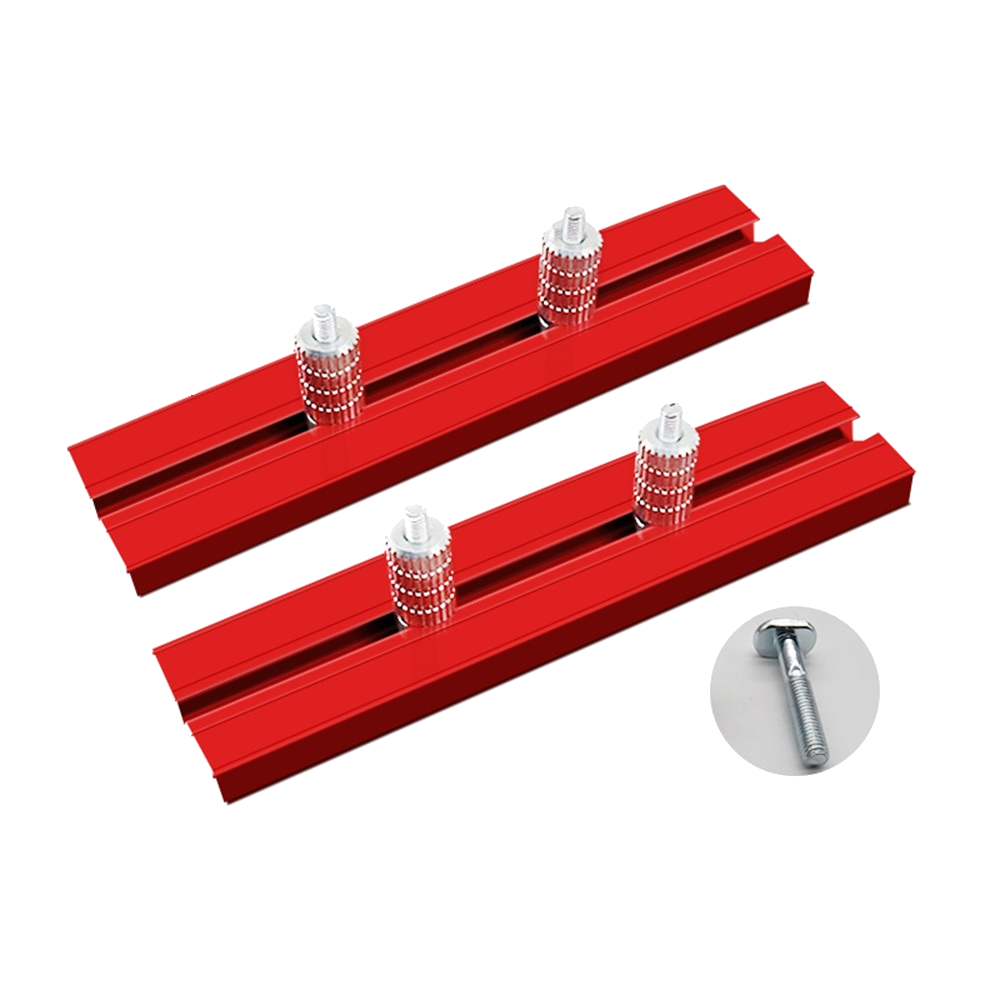 xiuyi 2 stuks 15.8/17.8/19.8mm aluminium werkbank schaven stop board houtbewerking baffle limiet blok voor desktop houtbewerking tool