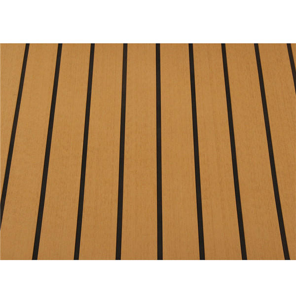 90x230cm zelfklevende eva 6mm faux schuim teak plaat boot dek