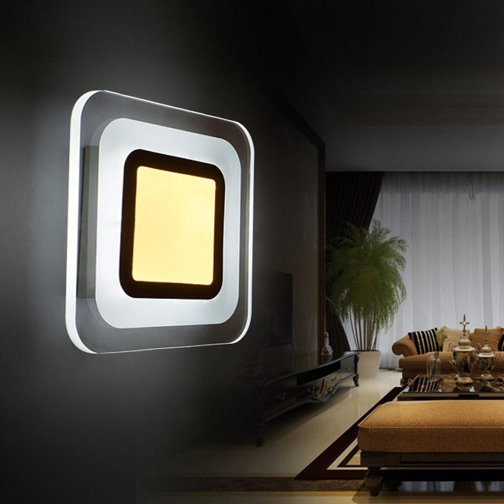 9w led modern vierkant gangpad woonkamer wandlamp binnen bedlamp