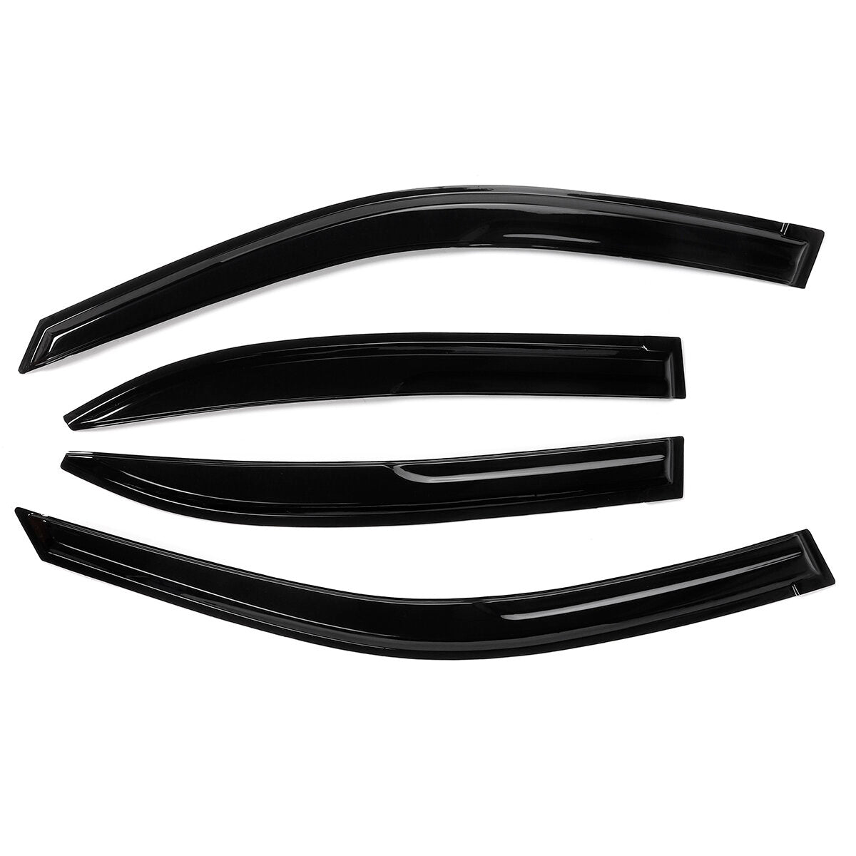 4 stuks voor honda civic 4dr sedan jdm golvend mugen stijl 2001-2005 plastic exterieur visor vent shades venster zon regen guard deflector