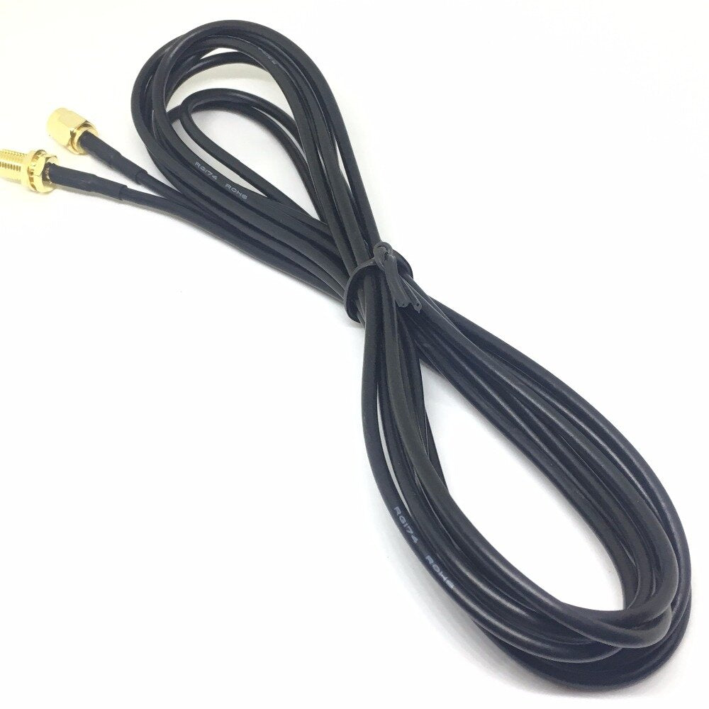 3m wi-fi antenne verlengkabel rp-sma voor wifi wan router