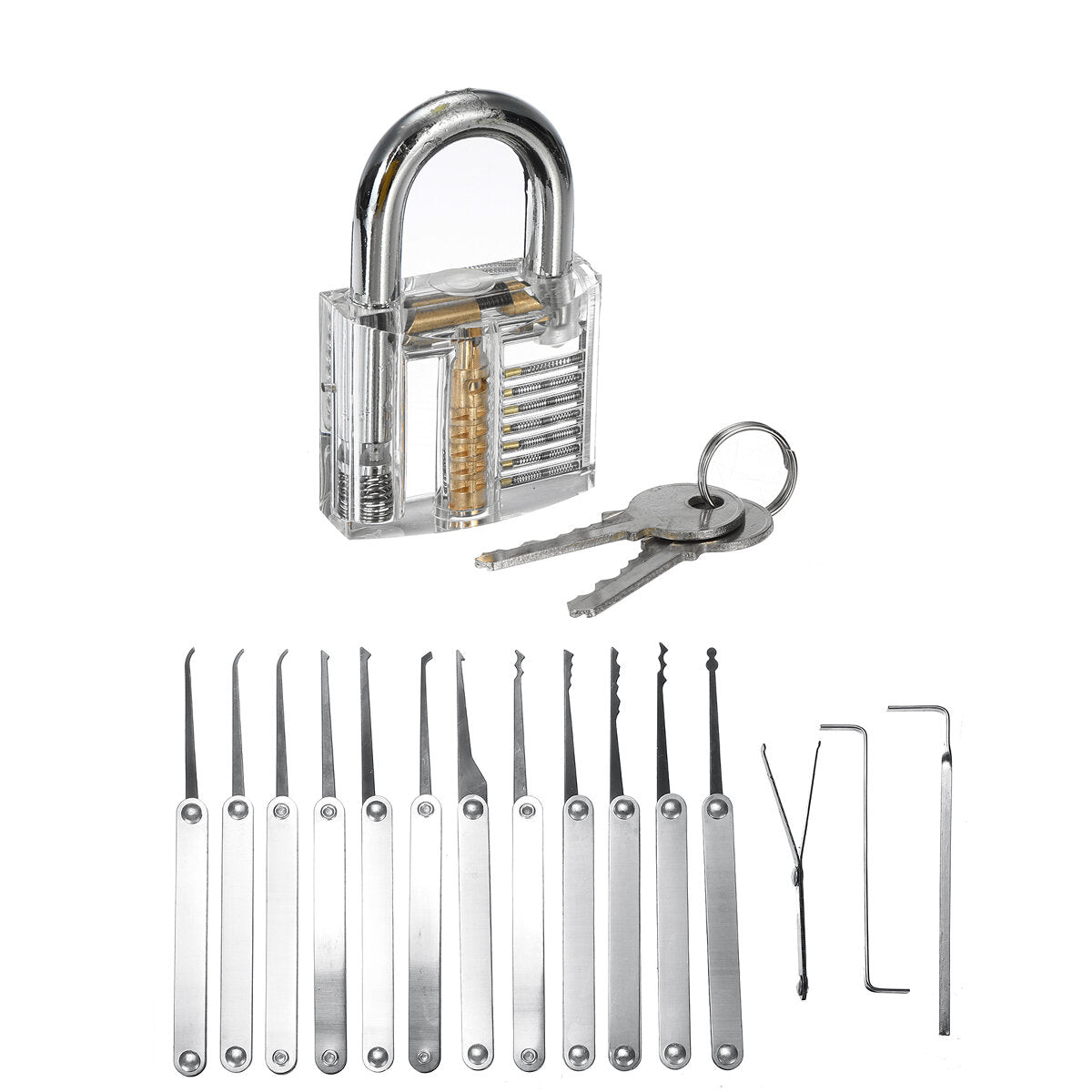 5/19/25 stuks ontgrendelen slotenmaker praktijk lock pick key extractor hangslot lockpick tool kits