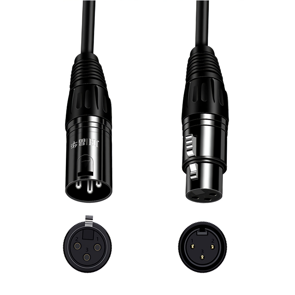 jinghua xlr-kabel man-vrouw audiokabel karaoke microfoon geluid kanonstekker xlr-verlenging mikrofon-kabel voor audiomixerversterkers