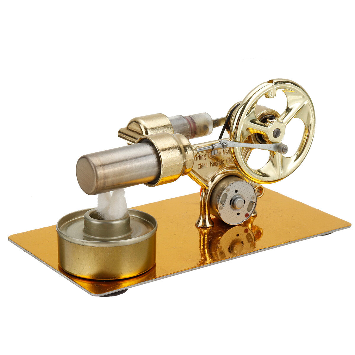 1 stuks 16 x 8.5 x 11 cm physical science dhz kits stirling engine model met onderdelen