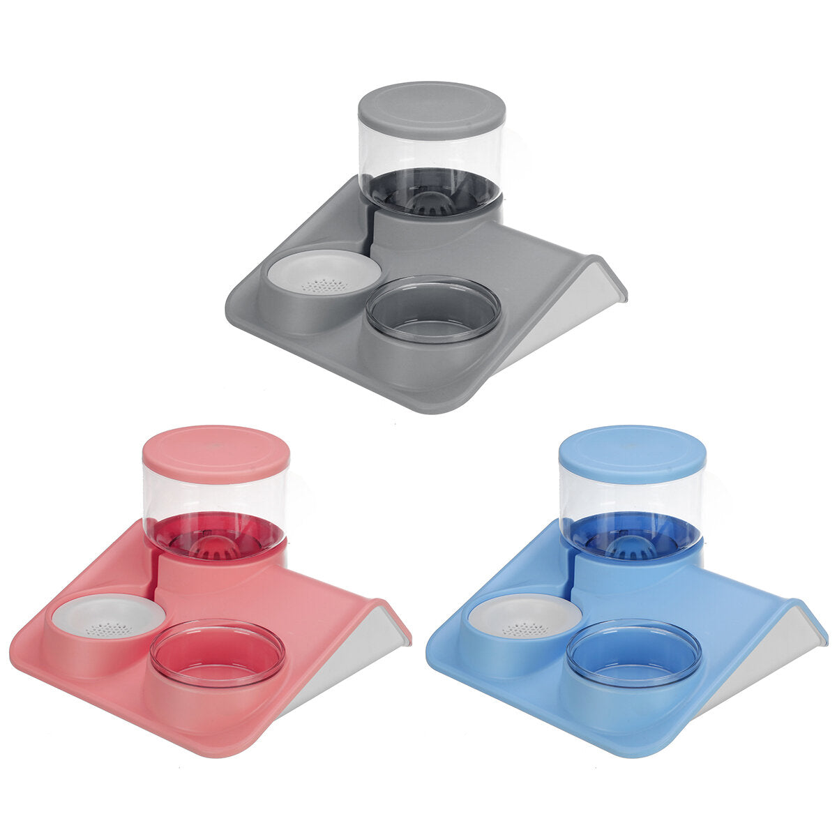 pet waterer meerlaags filter verzegelde kattenbak 2l voerbak voor automatisch drink- en voerapparaat voor katten automatische hondenvoeder