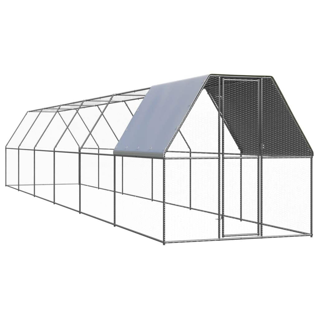 buiten kippenkooi 6.6 inch x39.4 inch x6.6 inch  gegalvaniseerd staal