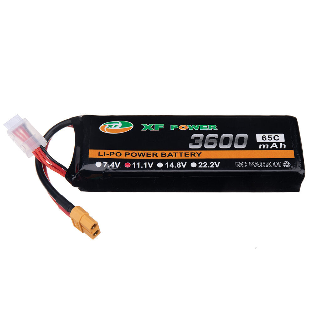 xf power 11.1v 3600mah 65c 3s lipo-batterij xt60-stekker voor rc drone