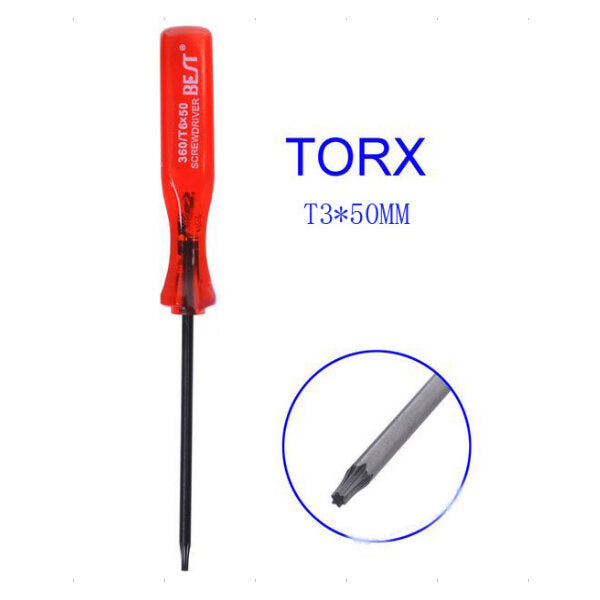 torx-schroevendraaier t3x50mm voor gameconsoles