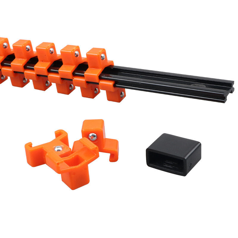 3/6 stuks dubbelzijdige socket houder plastic socket houder 1/2-3/8-1/4 universele socket houder: