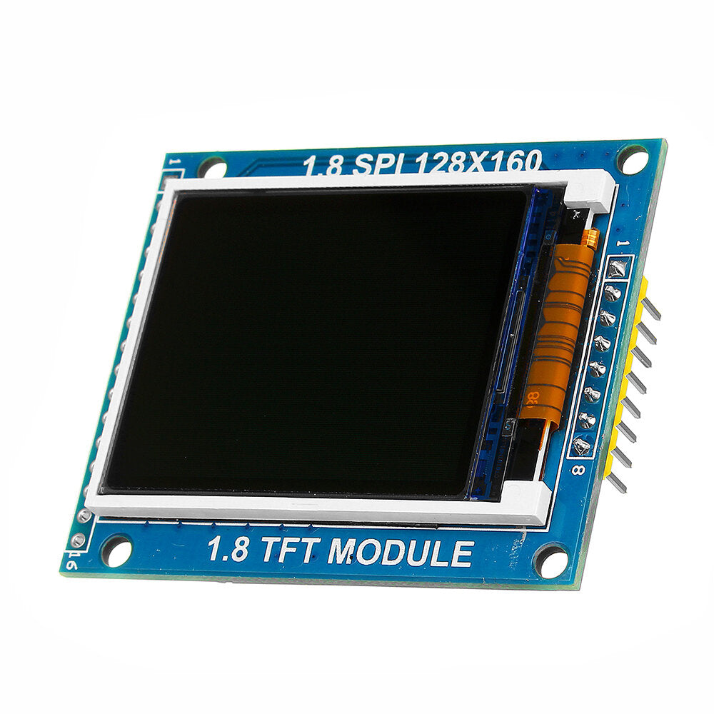 1.8 inch 128x160 ili9163/st7735 tft lcd module with pcb baseboard spi serial port