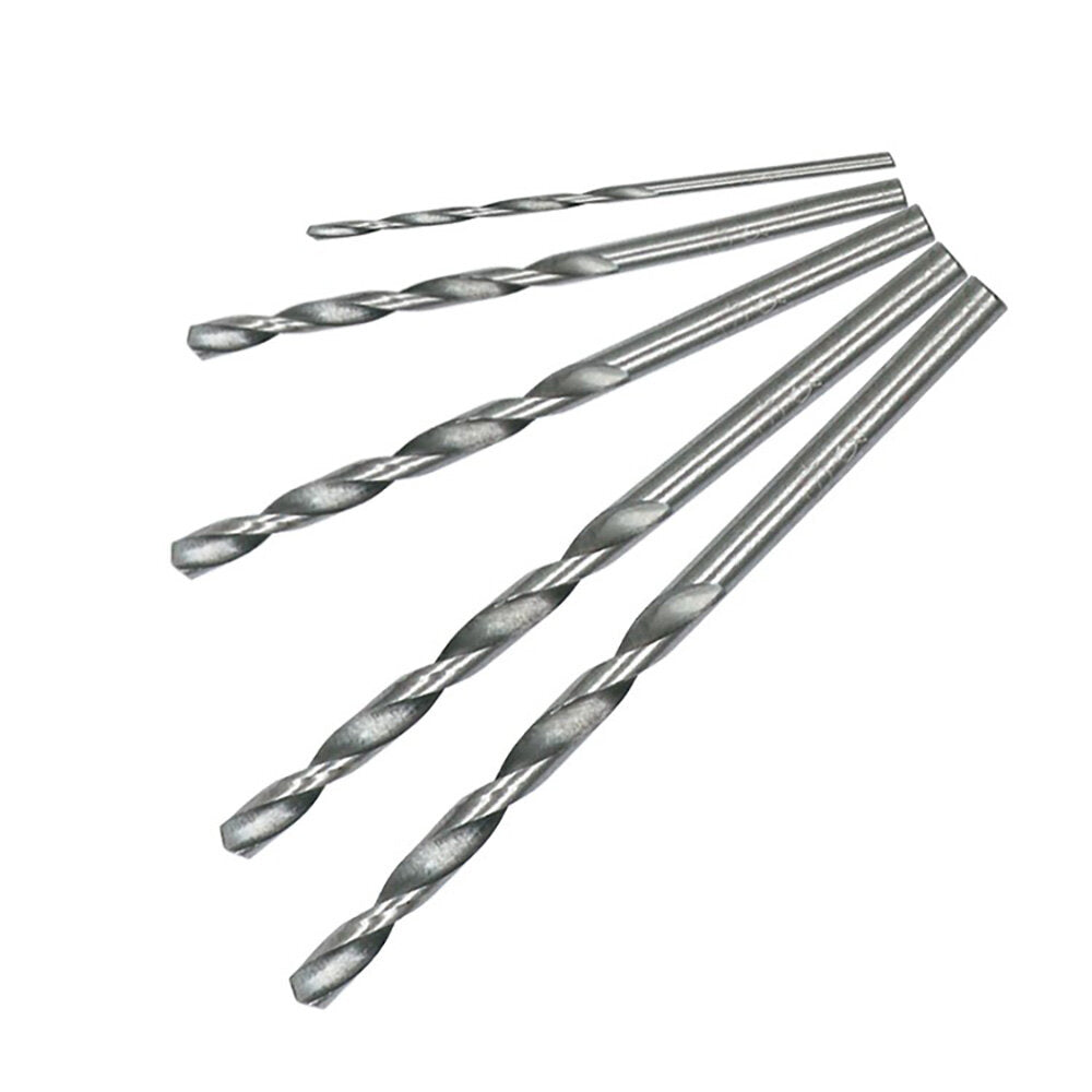 10 stuks 0.5-3.0mm boor hss ronde schacht spiraalboor gereedschap voor houtbewerking reparatie tool