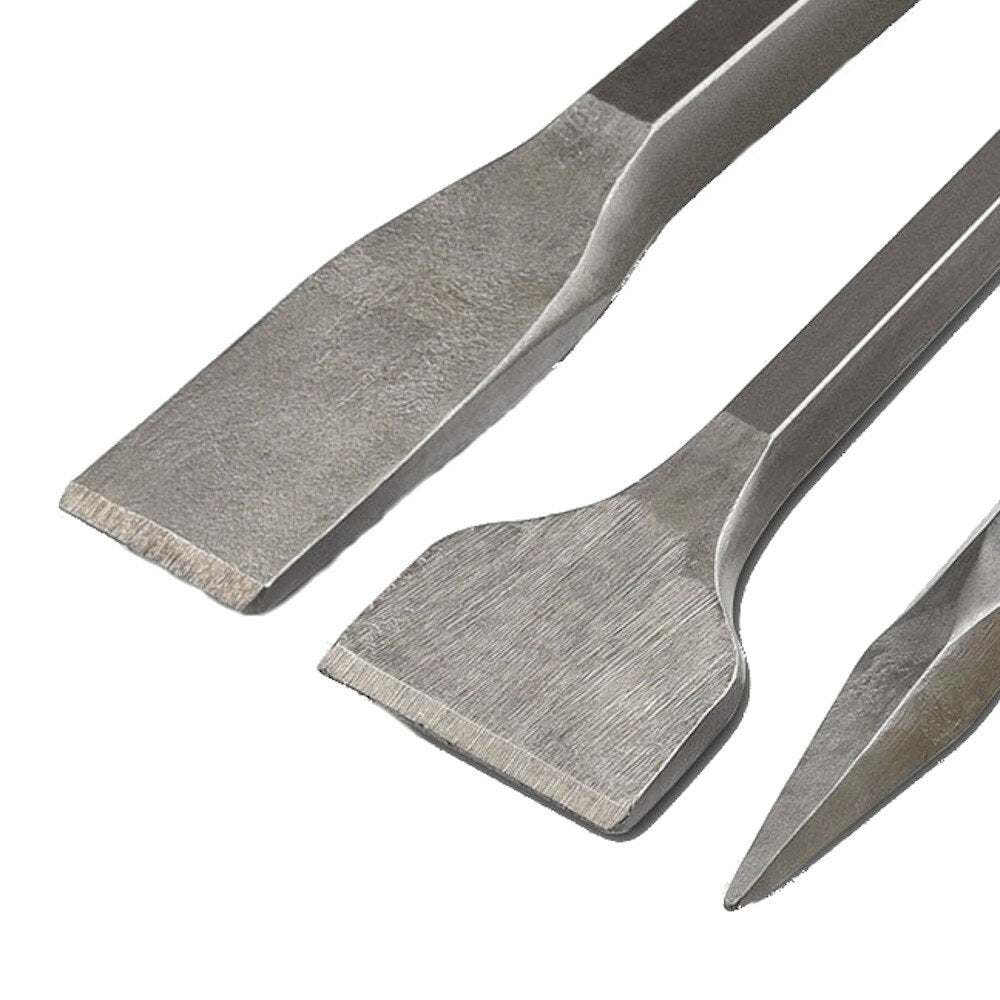 14 x 160/250/400/600mm puntige/platte kop ronde schacht boor voor hammer boormachine slot