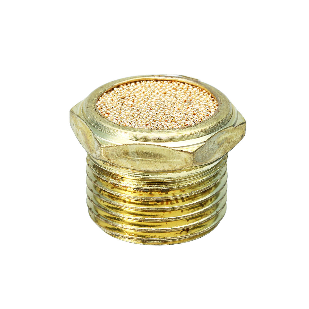 pneumatische magneetventiel koperen uitlaat 1/8 1/4 3/8 inch platte kop uitlaat uitlaatventiel