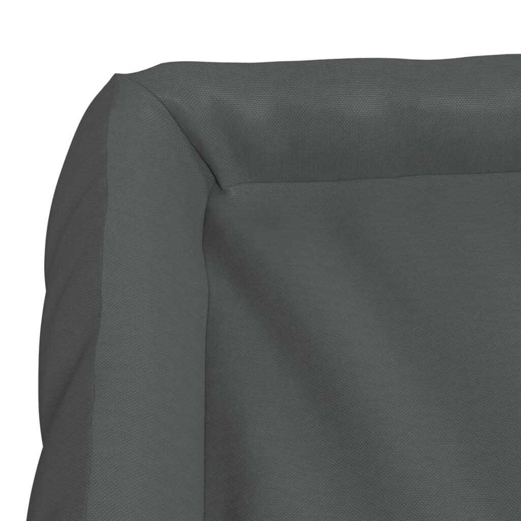 hondenmand met kussens 115x100x20 cm oxford stof donkergrijs