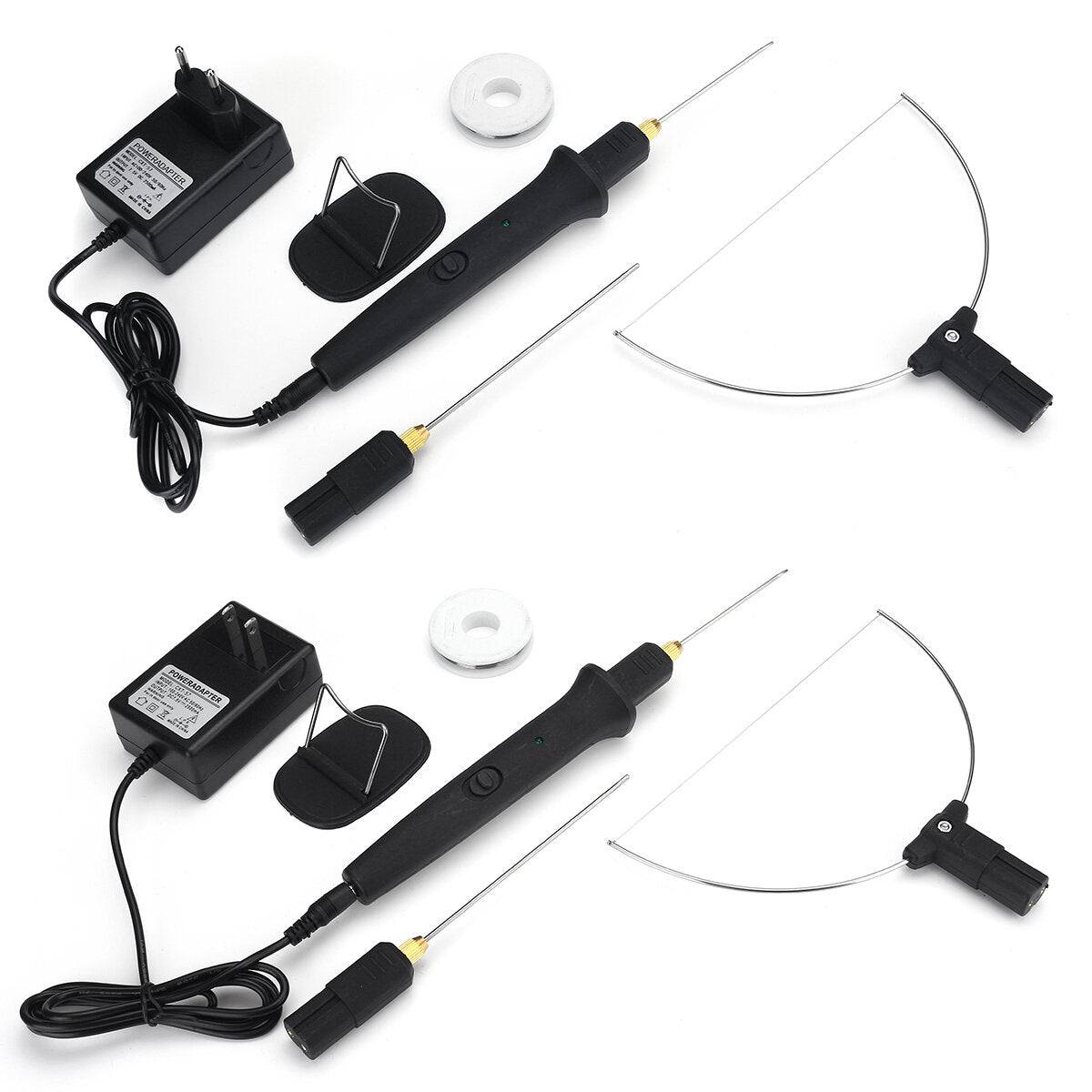 18w 3-in-1 elektrische draadschuimsnijder piepschuimsnijmachine pen-graveur handgereedschap