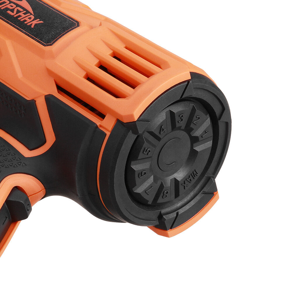 ts-hg1 2000w heteluchtpistolen 8 niveaus temperatuur 3 standen warmtepistolenset met 4 spuitmonden voor het verwijderen van verf verwijderen van verroeste bouten krimpende pvc