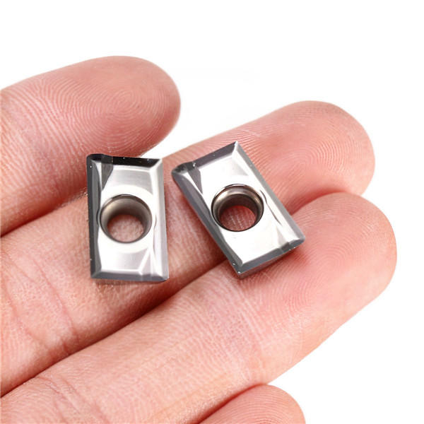 10 stuks apkt1604pdfr-ma3 h01 carbide insert draaigereedschaphouder insert gebruikt voor aluminium koper
