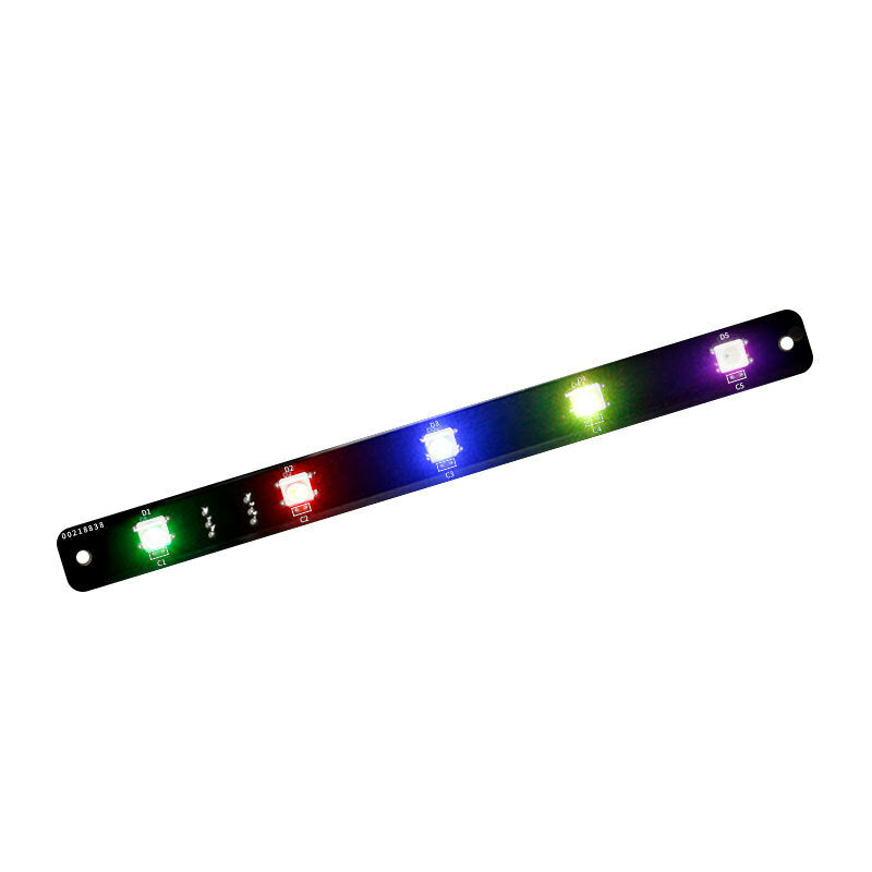 programmeerbare rgb-lichtstrip-uitbreidingskaart colorful led-module ondersteunt cascading colorful driekleurige lichtstrip