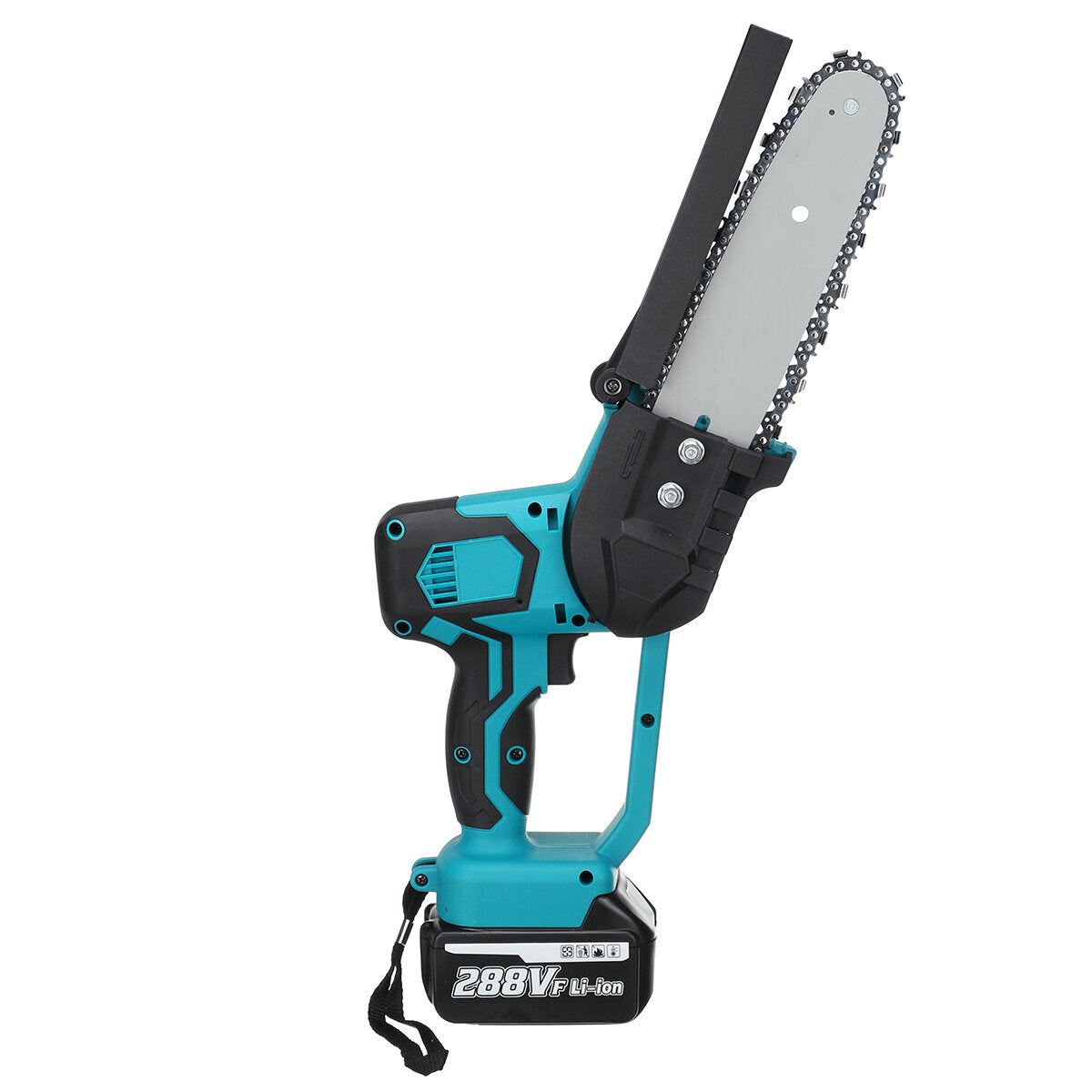 8 inch 21 v 1500 w elektrische draadloze eenhandszaag kettingzaag houtbewerking met batterijset
