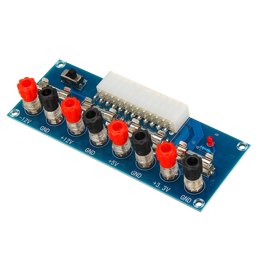 10 stuks xh-m229 desktop computer chassis voeding module atx transfer board power output terminal module