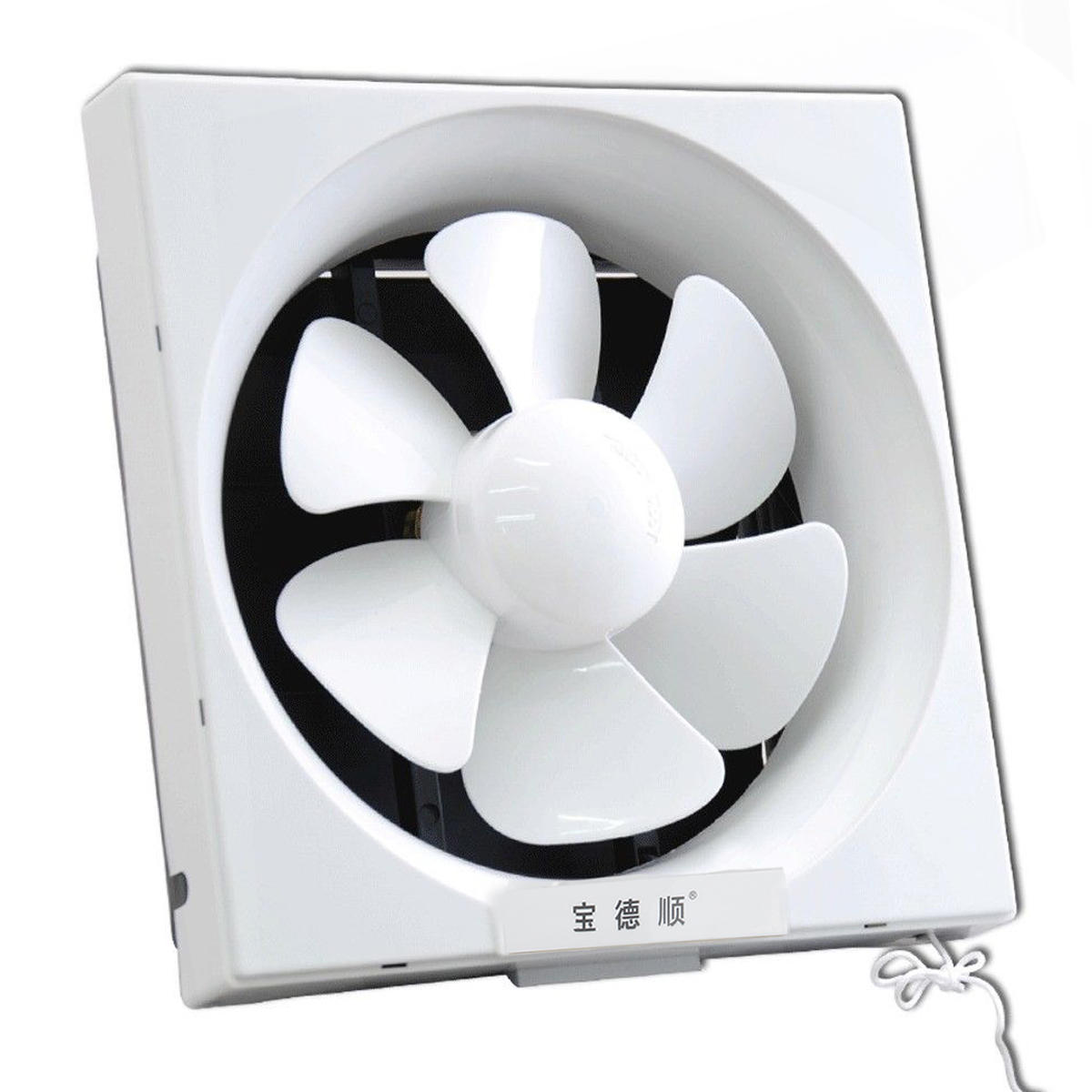 krachtige geluidsarme ventilatie afzuigkap uitlaat ventilator sluiter voor bathroo