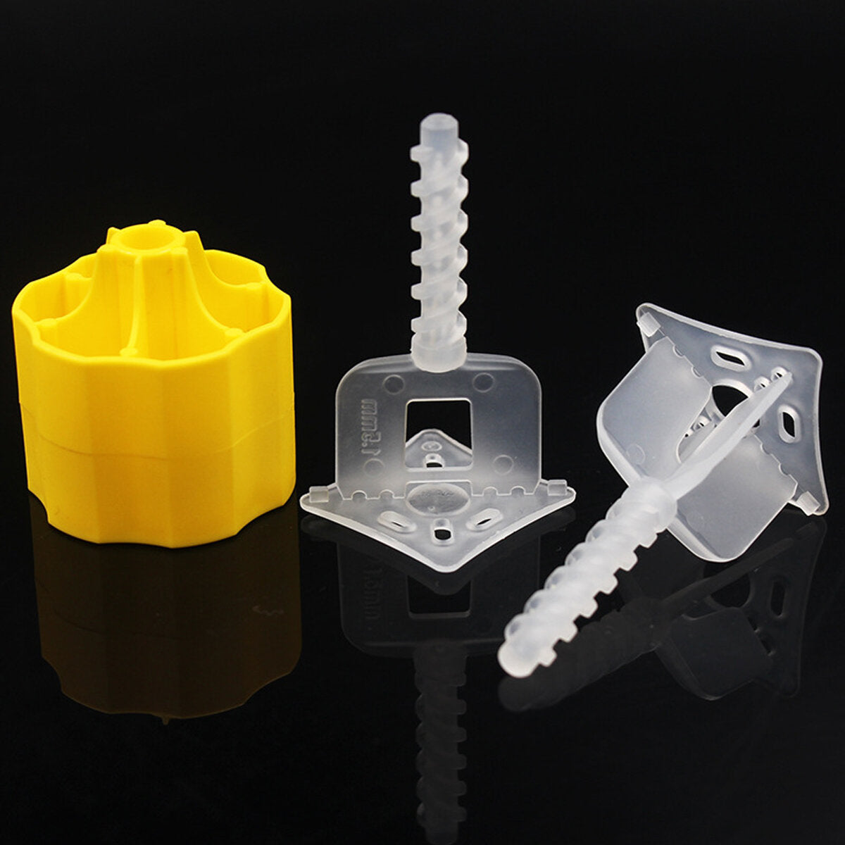 100 stuks herbruikbare tegel leveling systeem levelers caps spacers muur vloeren gereedschap