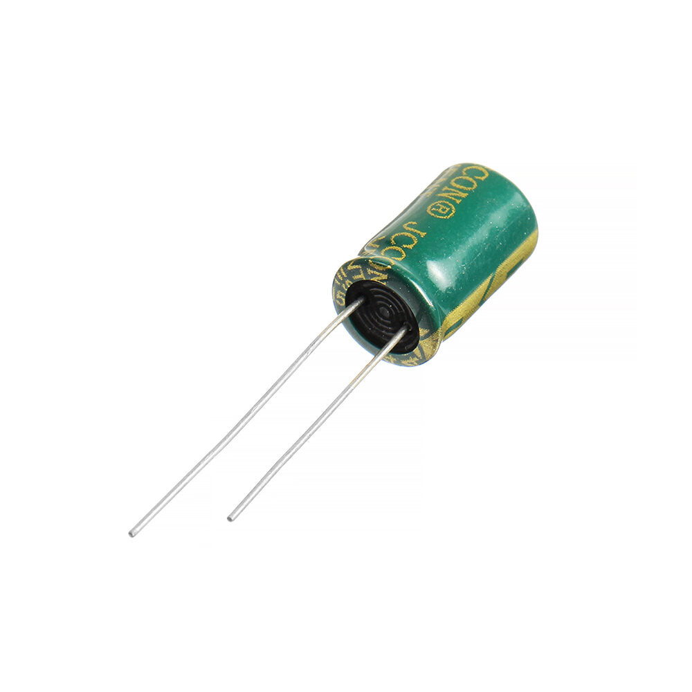 geekcreit 50 stuks 400v 4.7uf hoge frequentie lage weerstand oplader aluminium elektrolytische condensator 8x12mm met doos 400v 4.7μf