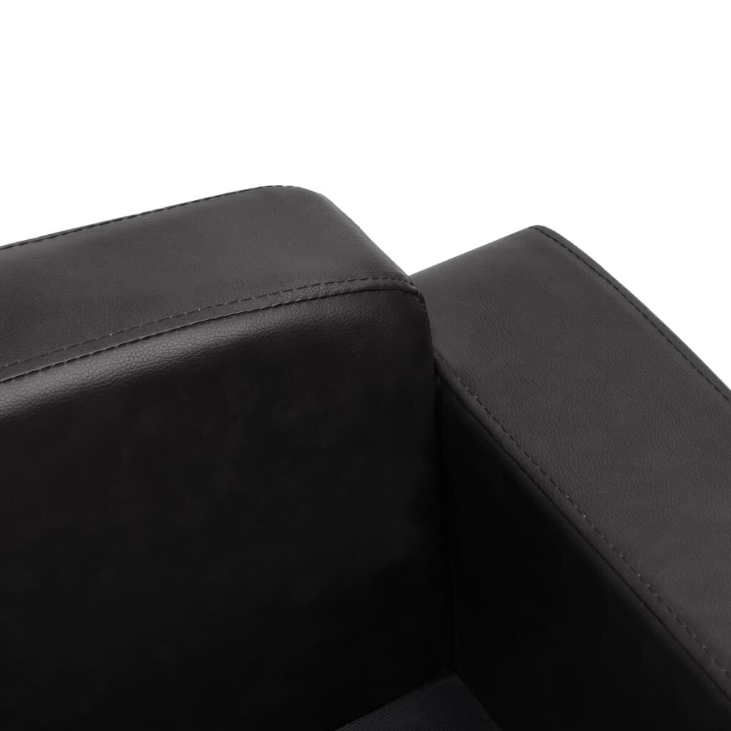 hondenbank zwart 31.5 x19.7 x15.7 kunstleer