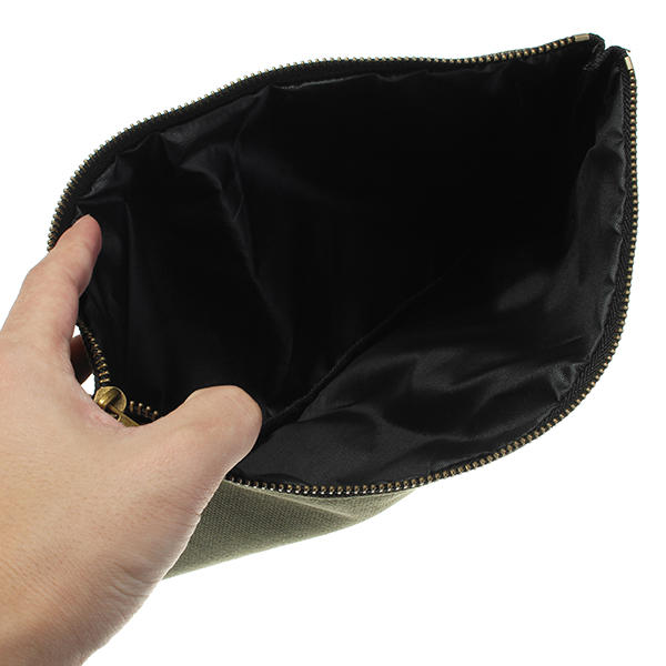 penggong canvas doek gereedschap set tas rits opslag instrument case pouch