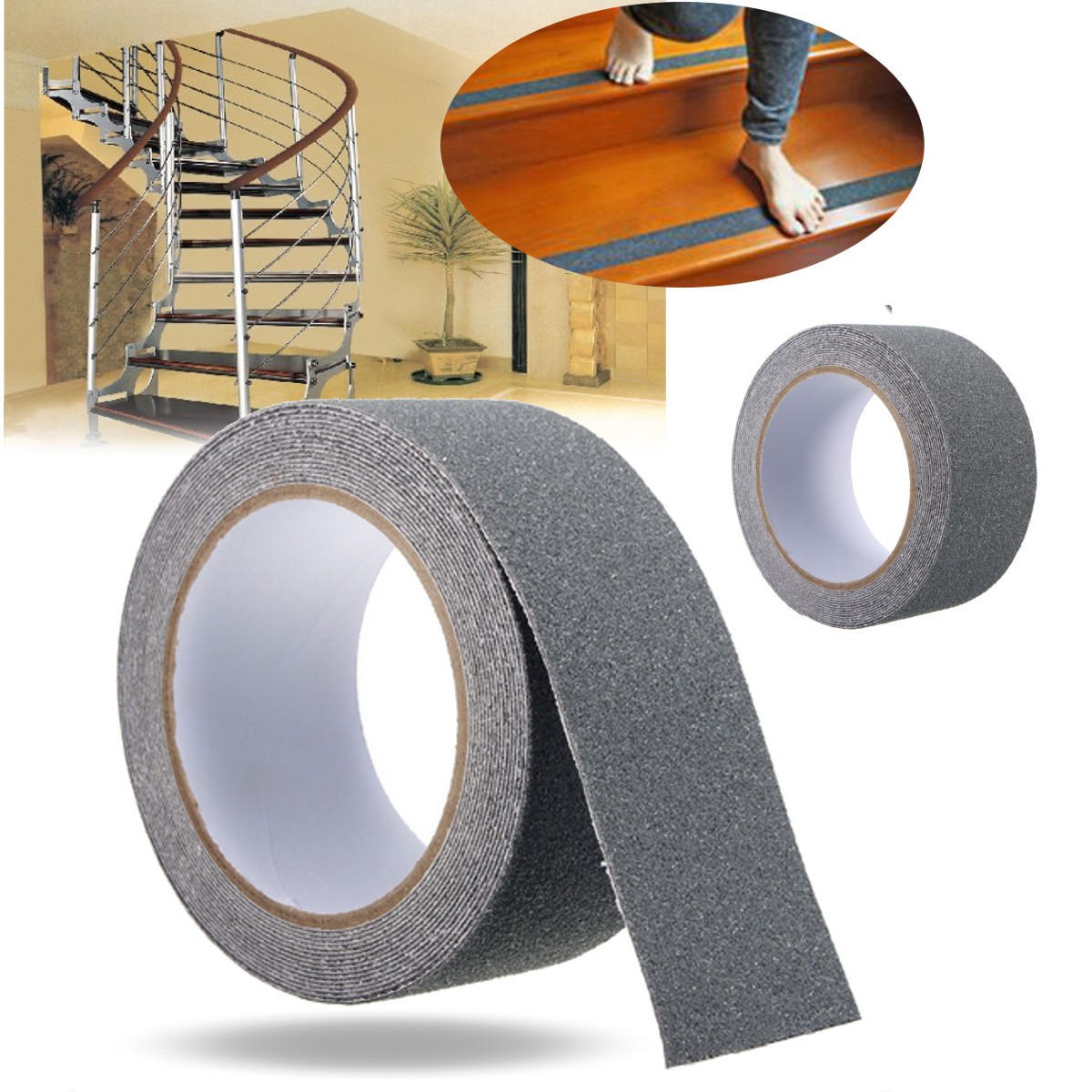 5cm x 5m antislip in the dark plakband antislip zelfklevende grip voor trappen en gaffers 16.5 voeten lang